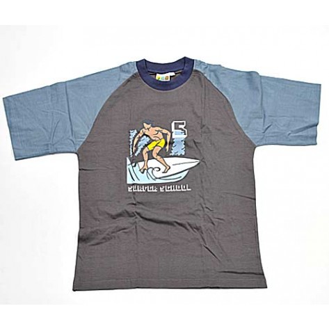 Tricou  copii - Surfer Shool .OFERTA !