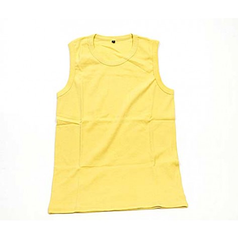 Tricou - maieu , fara maneci - galbui 