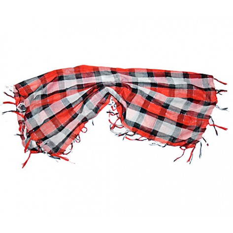 Fular - sal in carouri - model 1 ( 94 cm x 84 cm )