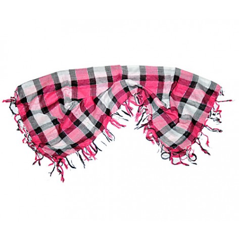 Fular - sal in carouri - model 2 ( 94 cm x 84 cm )