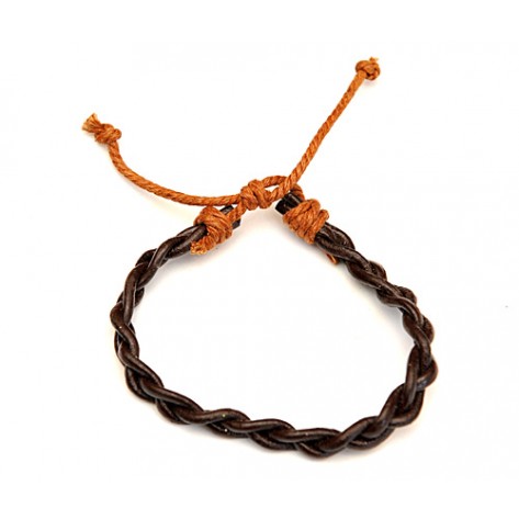 Bratara impletita - maro
