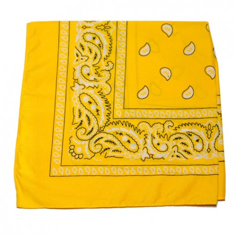 Bandana floral - galben orange