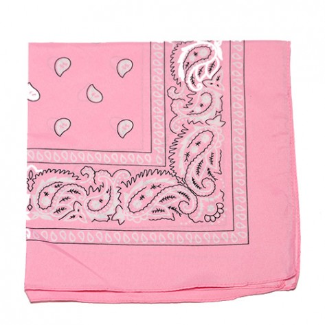 Bandana floral - roz
