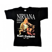 Tricou Kurt Cobain - Nirvana ,1967 - 1994