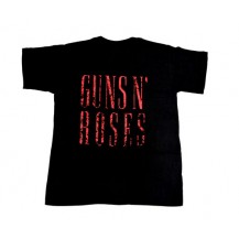 Tricou Guns N Roses - Appetite for Destruction - logo rosu